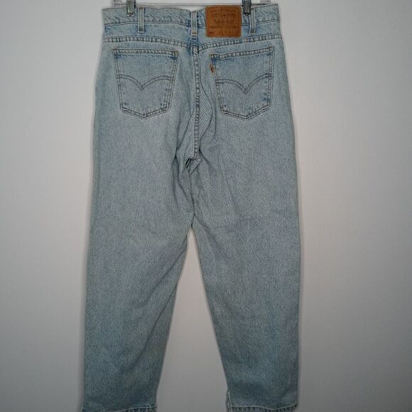 Vintage Levi's orange tab blue jeans size 32 - Picture 9 of 10
